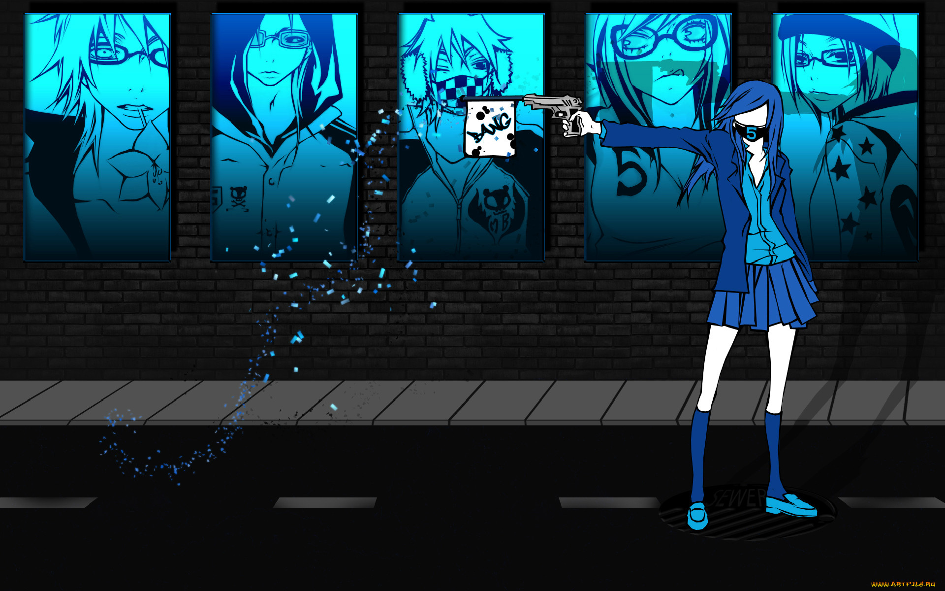 five, , , 